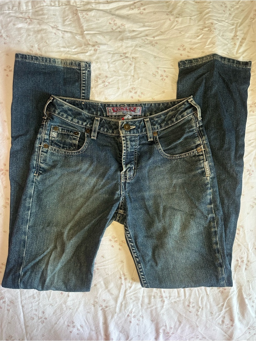 Silver Jeans Bootcut Denim Jeans in Dark Blue Wash